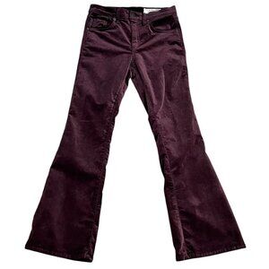 Rag & Bone Women's Suede Pants in purple, size 24. Soft and sleek